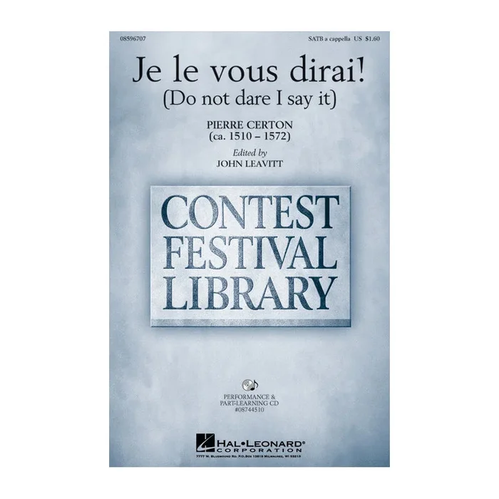 Je Le Vous Dirai! (Do Not Dare I Say It!)