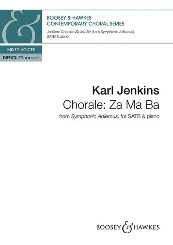 Jenkins – Chorale Za Ma Ba SATB (Octavo) Book