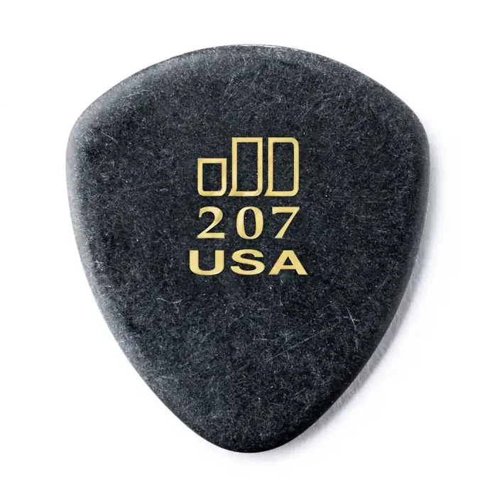 Jim Dunlop 207 Jazztone Guitar Plectrums, Large w/ Round Tip, 6-Pack