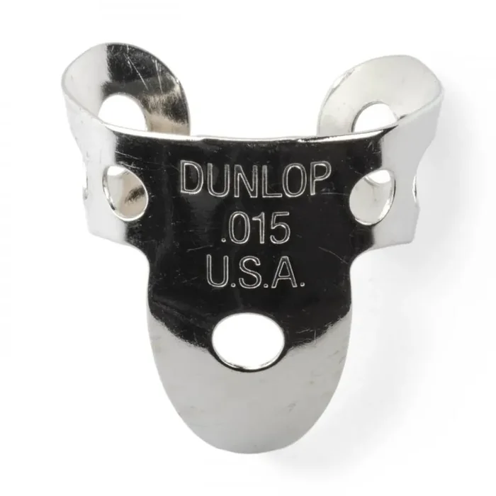 Jim Dunlop 4 x Metal Nickel .015 Finger Pick and 1 x Thumb Pick