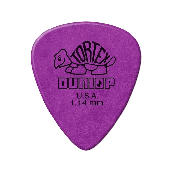 Jim Dunlop 418 Tortex Standard Pick, 1.14mm, 12-Pack