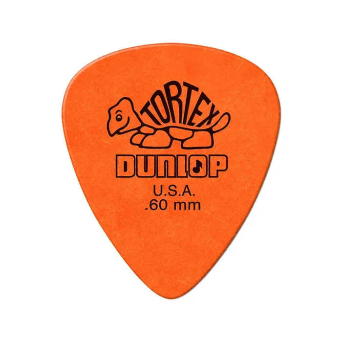Jim Dunlop 418 Tortex Standard Pick, .60mm, 72-Pack