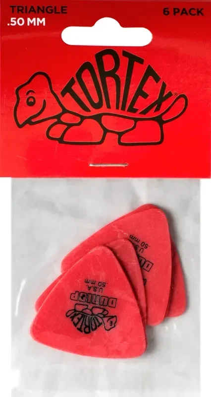 Jim Dunlop .50mm Tortex Triangle Players Pack (6 Picks)