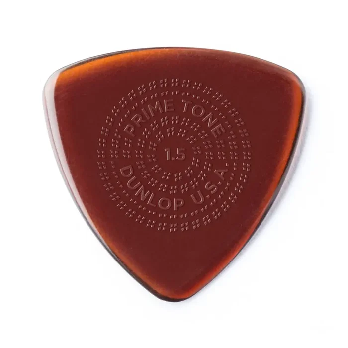 Jim Dunlop 512 Primetone Triangle Grip Pick, 1.5mm, 3-Pack