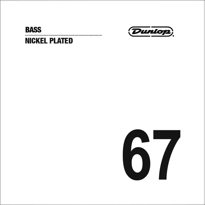 Jim Dunlop DBN67 Nickel Plated Stainless Steel Bass String, .067