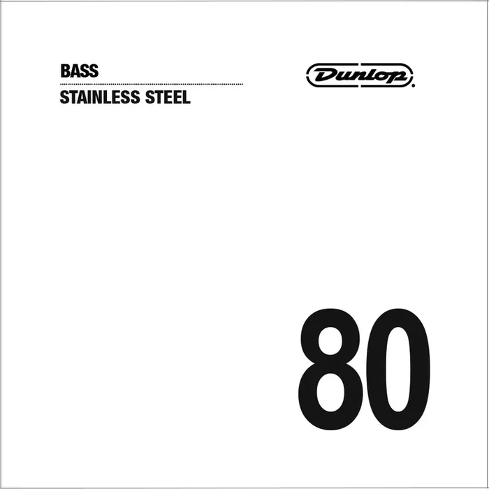 Jim Dunlop DBS80 Stainless Steel Bass String, .080