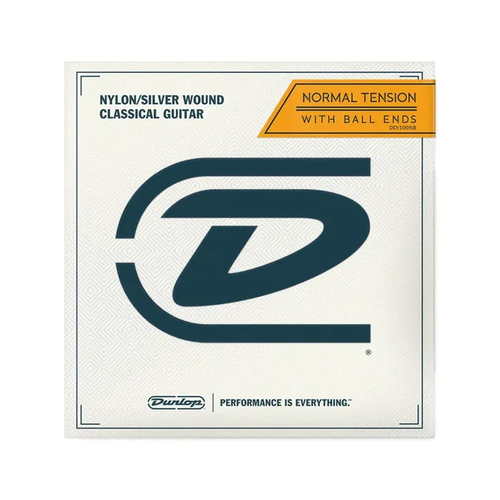 Jim Dunlop DCV100NB Performance Series Ball End Classical Guitar Strings, Normal Tension