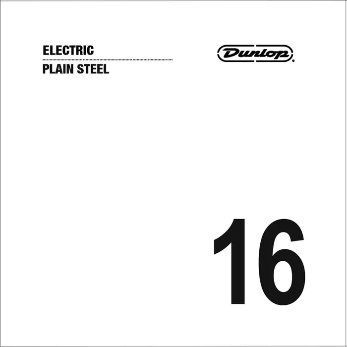 Jim Dunlop DPS16 Plain Steel Electric Guitar String, .016