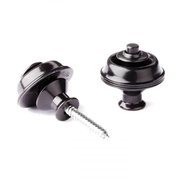 Jim Dunlop Dual Design Straplocks – Black SLS1033BK