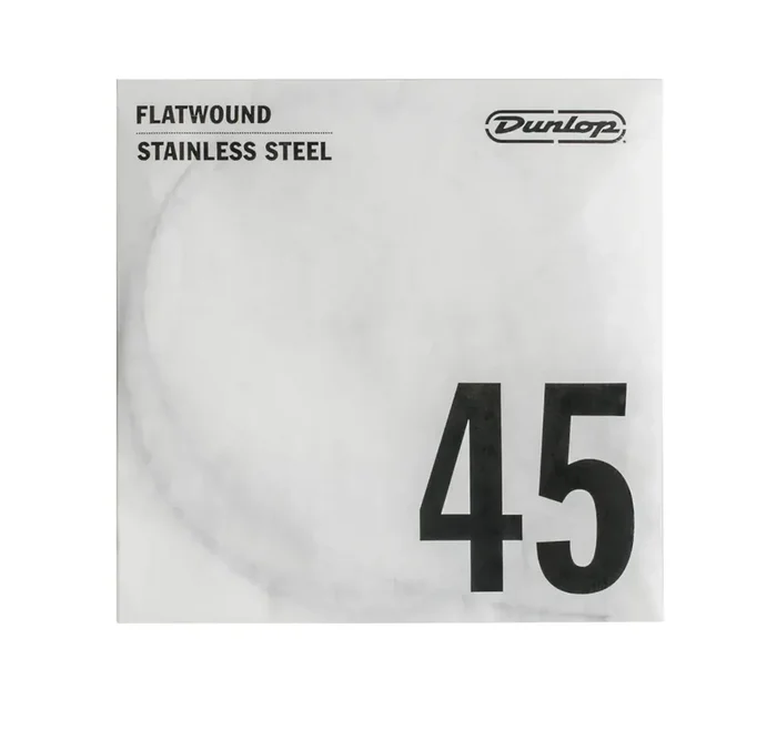 Jim Dunlop Dunlop Flat Wound Bass Single String .045 Gauge