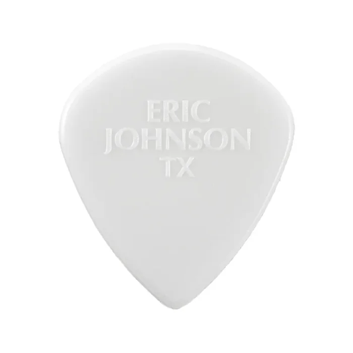 Jim Dunlop Eric Johnson Custom White Nylon Jazz III Guitar Picks, 6-Pack