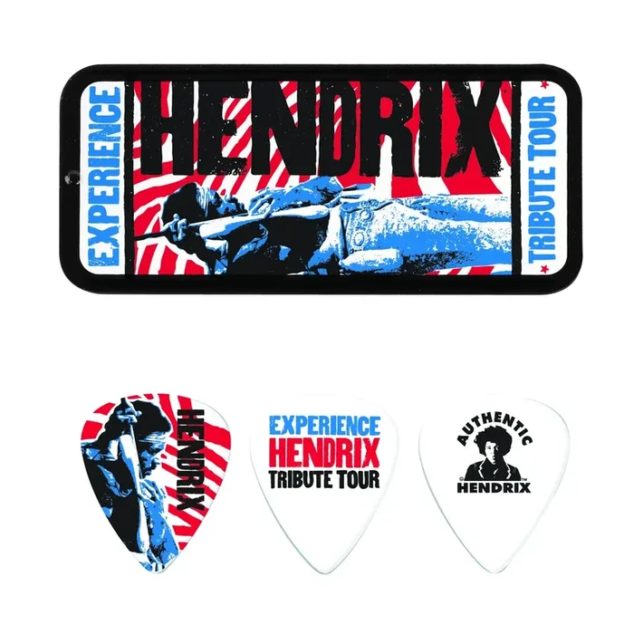 Jim Dunlop Hendrix Collectors Pick Tin Tribute Tour