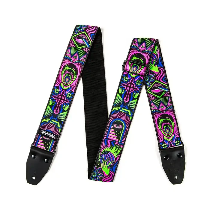 Jim Dunlop ILD01 I Love Dust Headspace Guitar Strap, Green