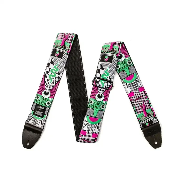 Jim Dunlop ILD14 I Love Dust Mnemonic Fuzz Guitar Strap