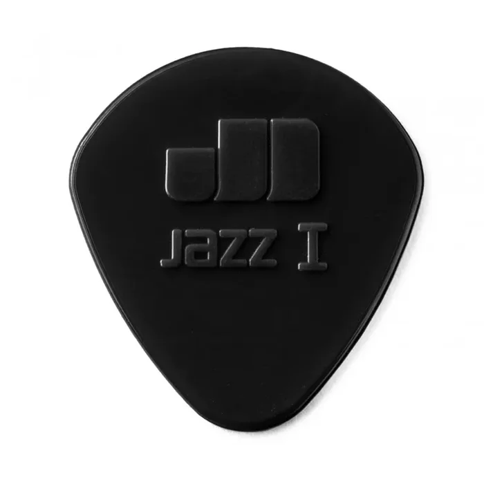 Jim Dunlop Jazz I Stiffo Black Nylon Guitar Picks, 6-Pack