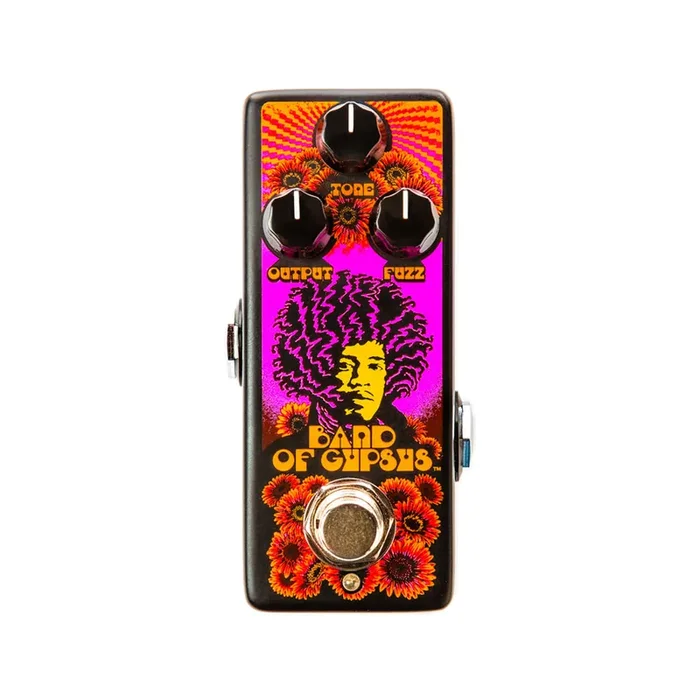 Jim Dunlop JHMS4 Authentic Hendrix 68 Shrine Series Band Of Gypsys Fuzz Guitar Effects Pedal