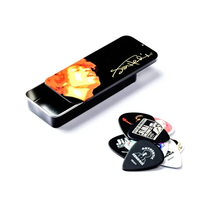 Jim Dunlop JHPT03H Jimi Hendrix Electric Ladyland Pick Tin, Heavy