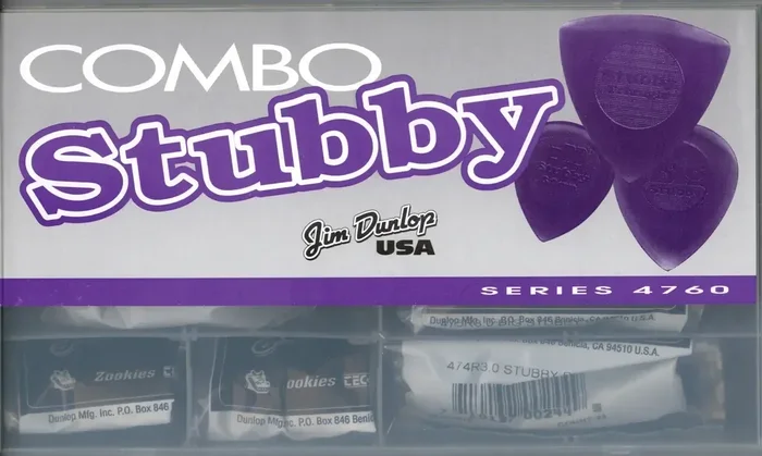 Jim Dunlop Lexan Stubby Composite Guitar Picks – P216, 216 Pieces