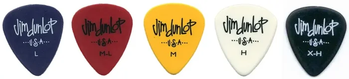Jim Dunlop Medium Light Poly Guitar Pick – Standards Series (Single)