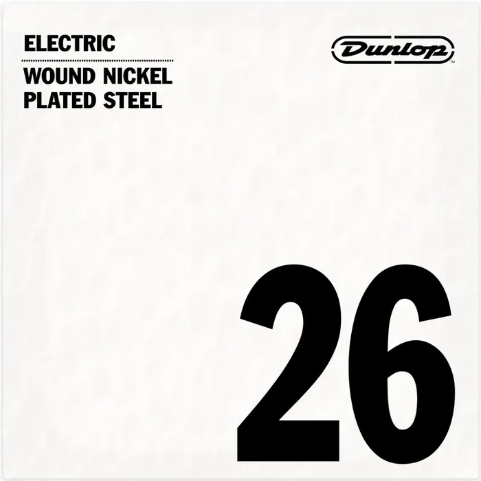 Jim Dunlop Nickel-Plated .026 Electric Guitar Single String