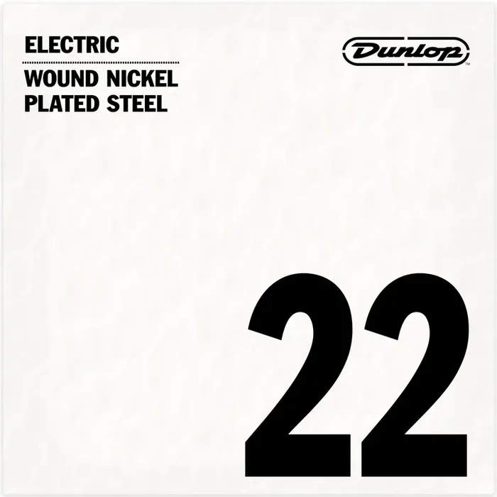 Jim Dunlop Nickel-Plated 22 (.022″) Electric Guitar Single String
