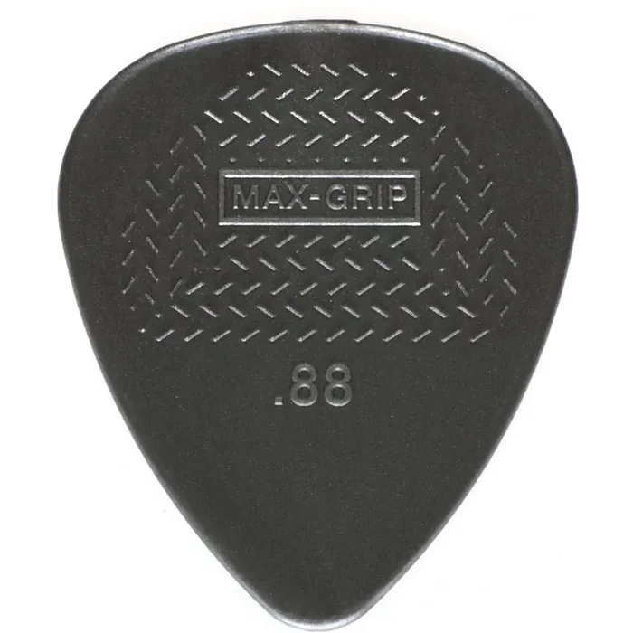 Jim Dunlop Nylon Max-Grip Standard Guitar Plectrum 0.88mm, 72-Pack