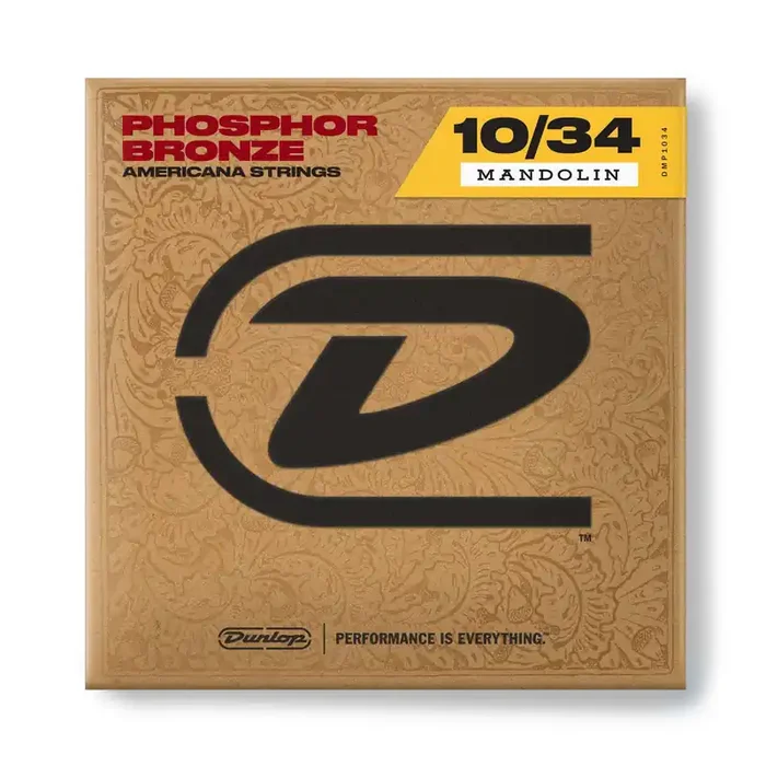 Jim Dunlop Phosphor Bronze 10-34 Mandolin Strings