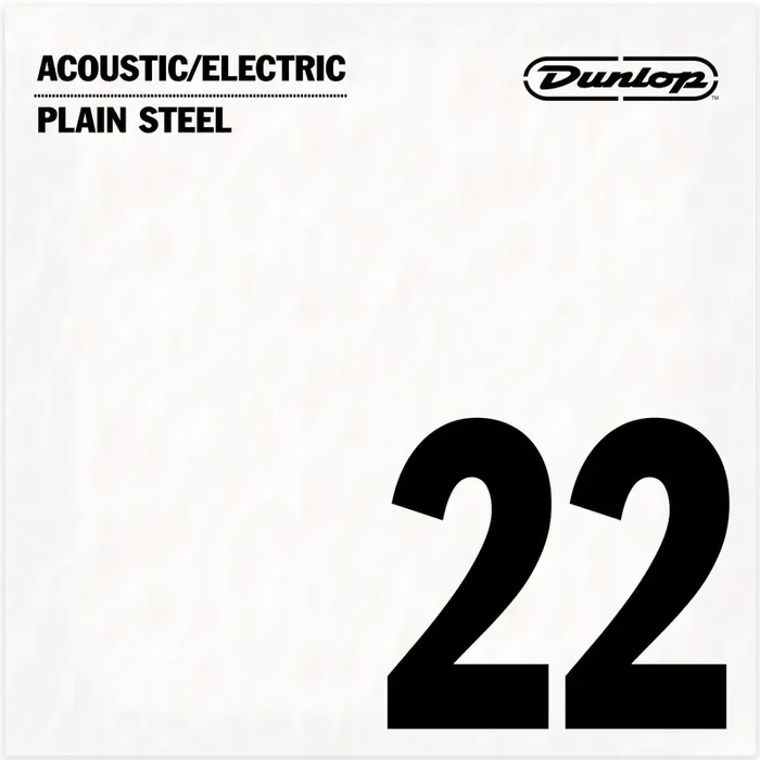 Jim Dunlop Plain Steel 22 (.022″) Single Guitar String