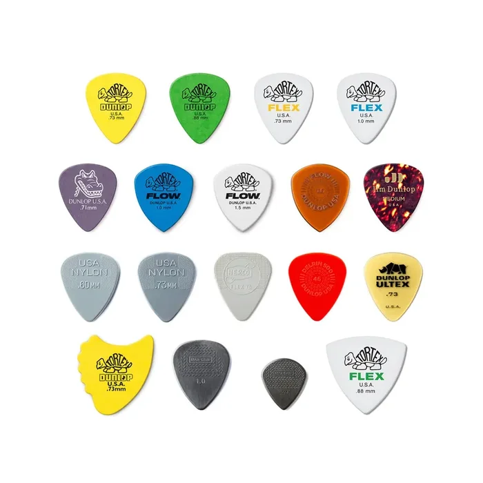 Jim Dunlop PVP120 Variety Pack Recording Guitar Picks, 18-Pack