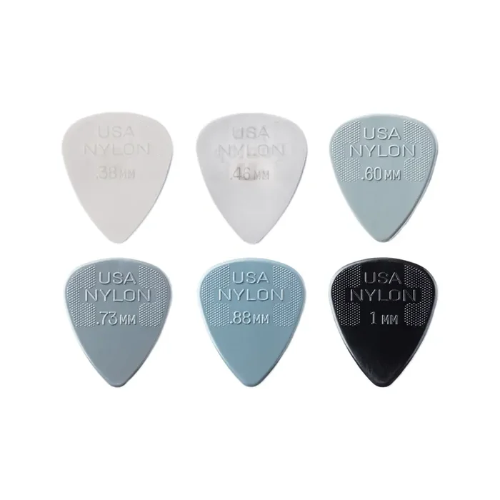 Jim Dunlop PVP44 Nylon Standard Pick Variety Pack, 12-Pack