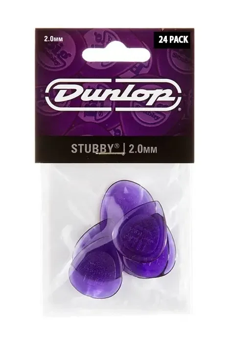Jim Dunlop Stubby Jazz Pick 2.00mm (24 PACK)