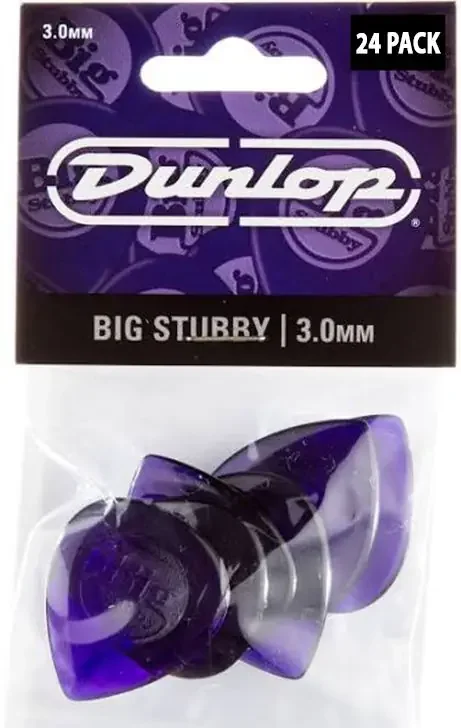 Jim Dunlop Stubby Jazz Pick 3.00mm (24 PACK)