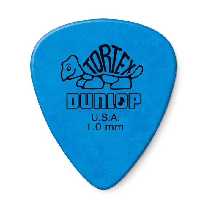 Jim Dunlop TORTEX Standard 1mm Guitar Plectrums, 12-Pack