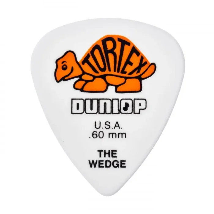 Jim Dunlop TORTEX Wedge .60mm Guitar Plectrums, 12-Pack