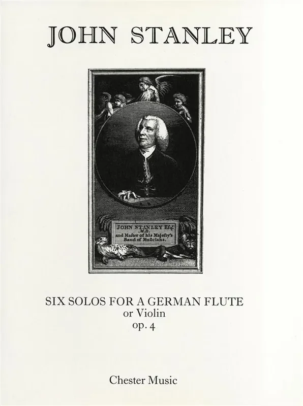 John Stanley – Six Solos for German Flute or Violin op. 4