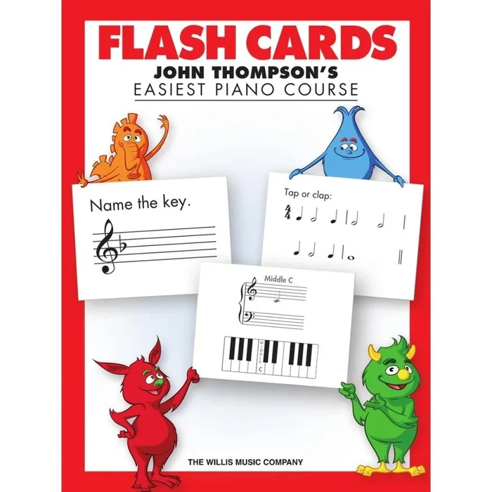 John Thompson’s Easiest Piano Course Flash Cards