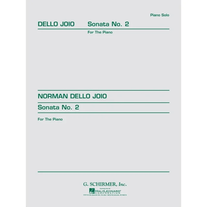 Joio, Norman Dello – Sonata No. 2