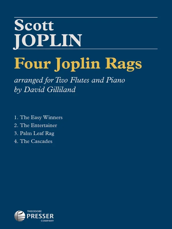 Joplin: Four Rags (arr. for 2 flutes & piano)