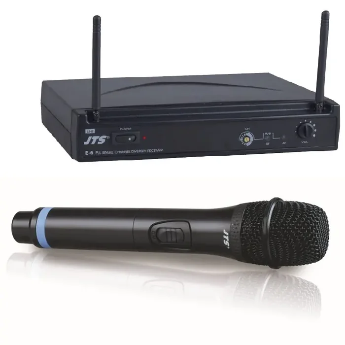 JTS – Single Channel Diversity Wireless Microphone System – E-6