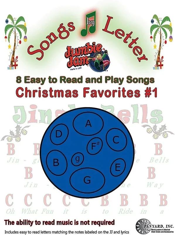 Jumbie Jam – Songs By Letter Christmas Favourites for Steel Drum