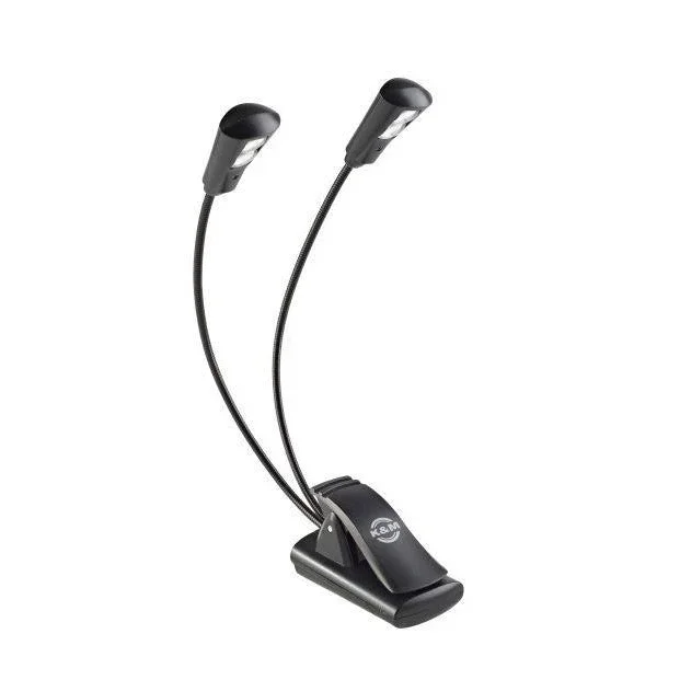 K&M 12244 Music Stand Light, Double2 LED FlexLight