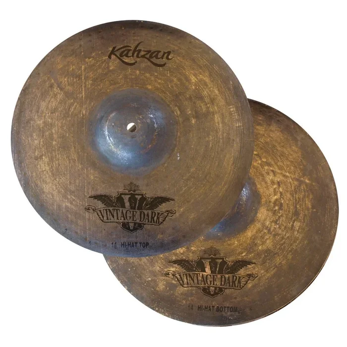 Kahzan ‘Vintage Dark Series’ Hi Hat Cymbals 14″