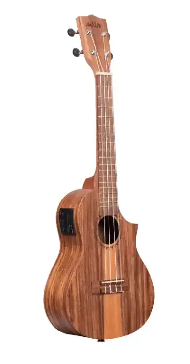 Kala Teak Tri-Top Electro Acoustic Concert Ukulele