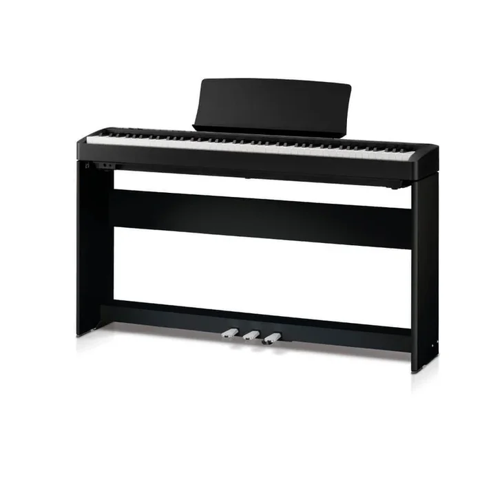 Kawai ES120SB Portable Digital Piano (Bundle with Stand and pedals) – Black