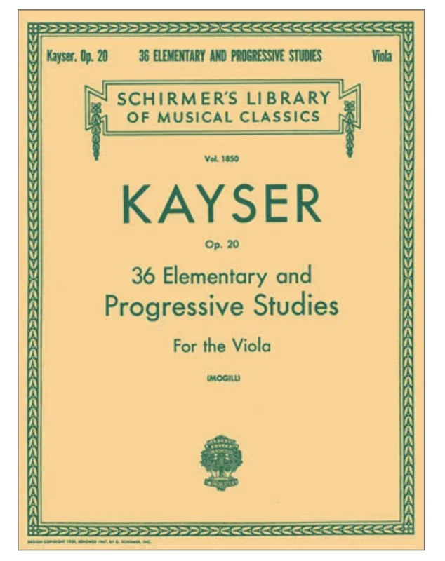 Kayser – 36 Elementary and Progressive Studies