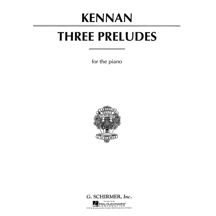 Kennan, Kent – 3 Preludes