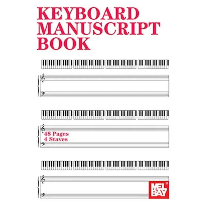 Keyboard Manuscript Book