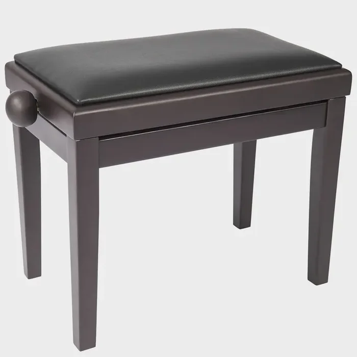 Kinsman KPB03BRN satin brown adjustable piano bench
