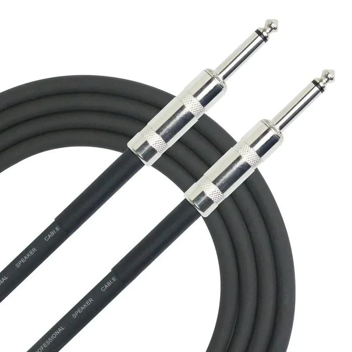 Kirlin 20ft 16AWG Speaker Cable with 1/4″ Mono Plugs, CCAM Conductors