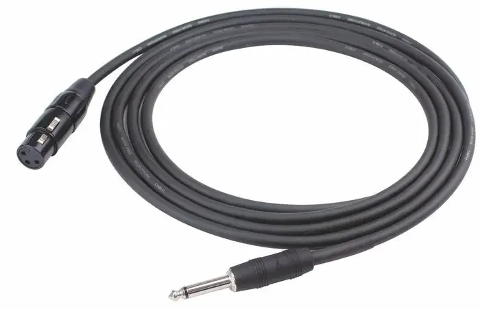 Kirlin 25ft / 7.6m Deluxe XLR – Jack Microphone Cable